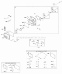 Cylinder Head Gasket Set - Engine Gasket Set - Valve Intake Manifold Diagram and Parts List for 219702-0115-E1  Briggs and Stratton Engine